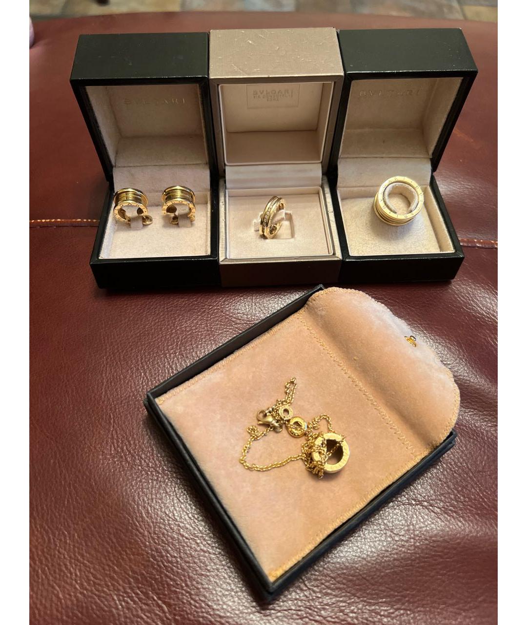 BVLGARI Желтый комплект из желтого золота, фото 5