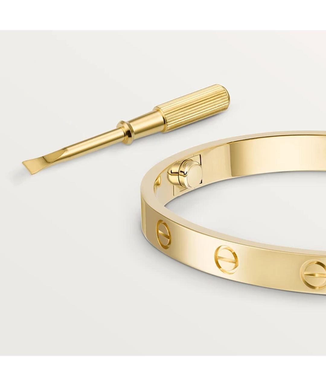 CARTIER Золотой браслет из желтого золота, фото 4