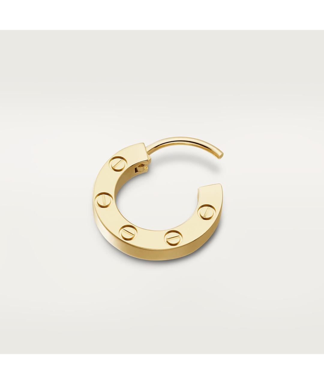 CARTIER Золотые серьги из желтого золота, фото 3