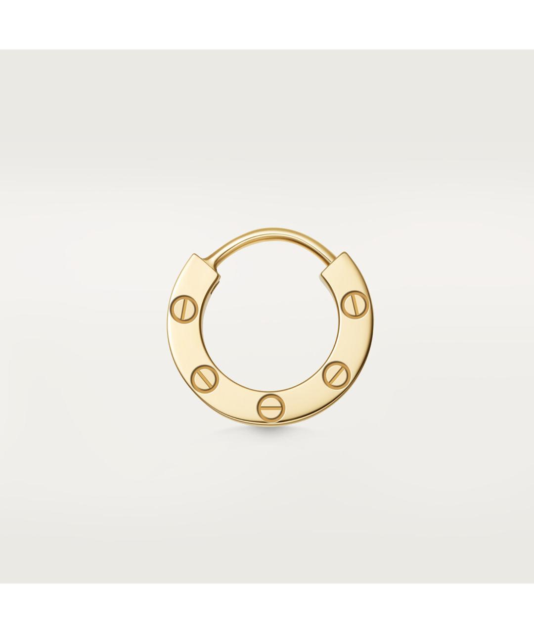 CARTIER Золотые серьги из желтого золота, фото 6