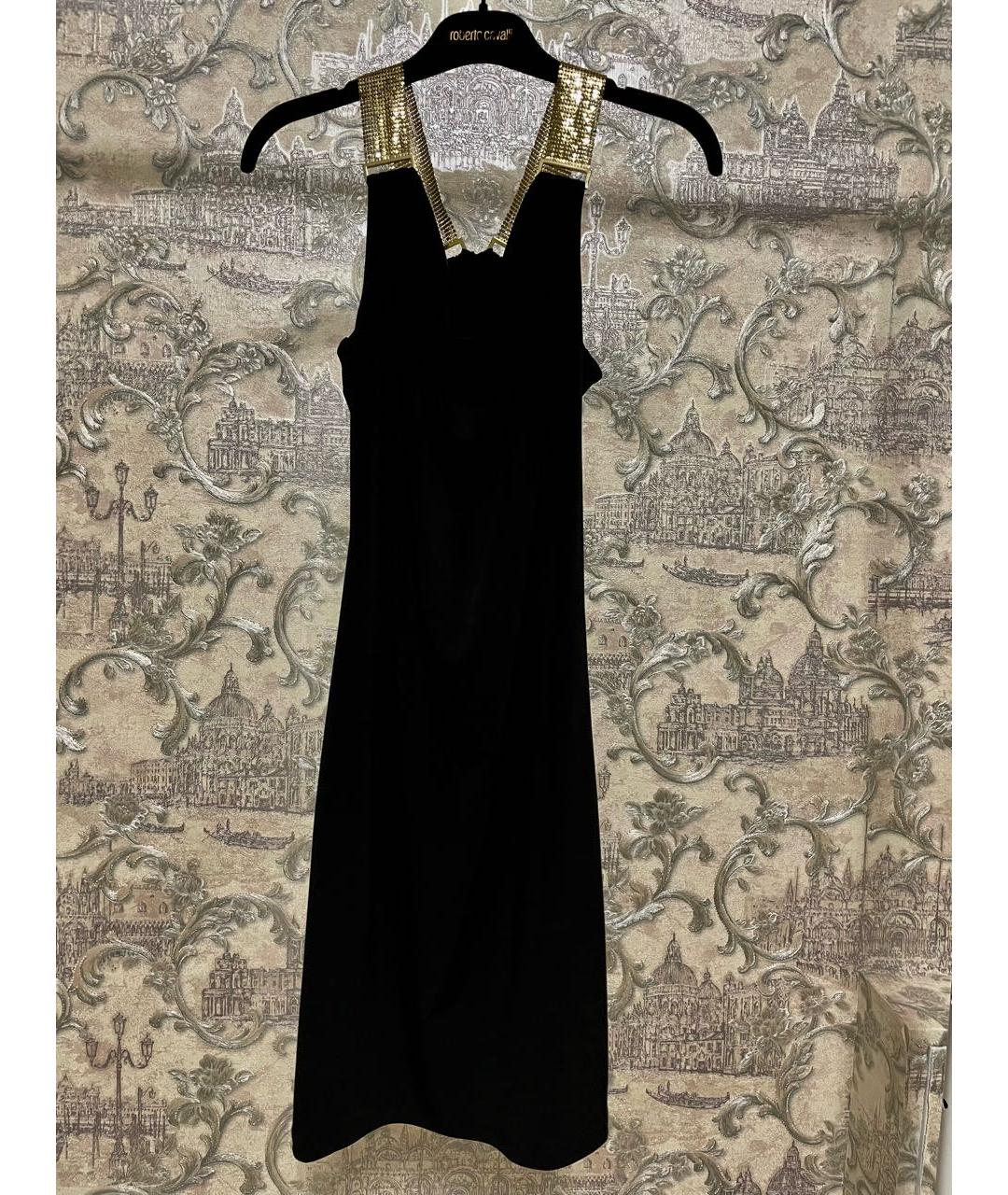 MICHAEL KORS Черное полиэстеровое коктейльное платье, фото 8