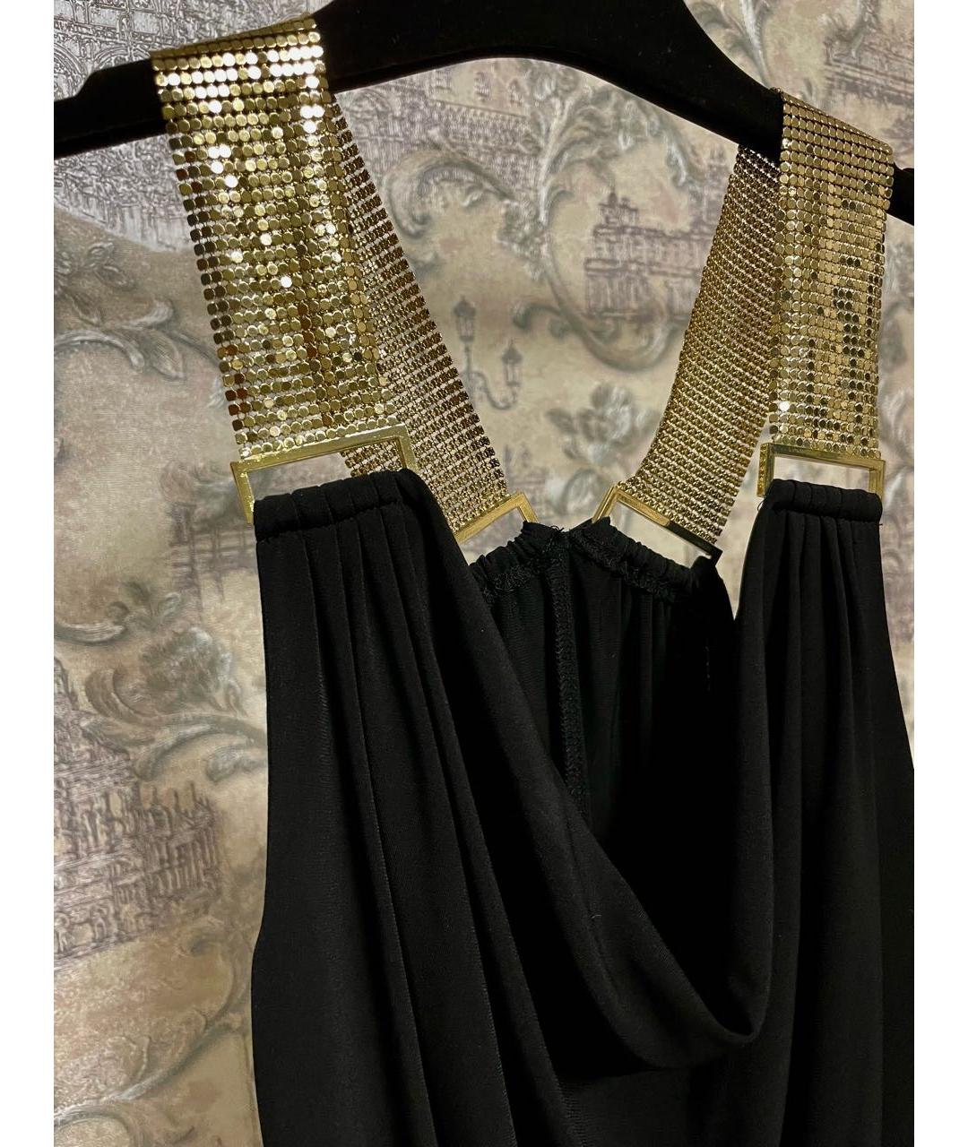 MICHAEL KORS Черное полиэстеровое коктейльное платье, фото 4