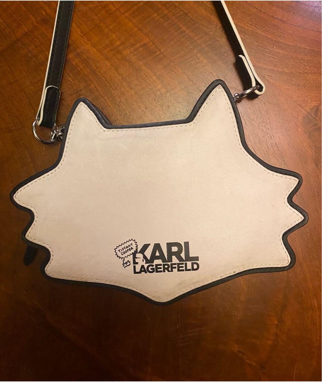 KARL LAGERFELD Бежевая сумка, фото 2