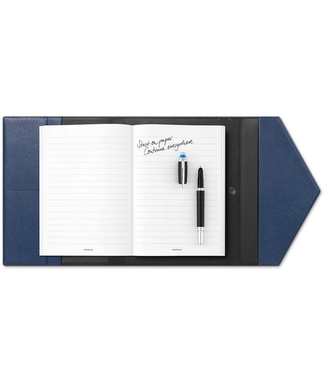 MONTBLANC Синяя пластиковая шариковая ручка, фото 3