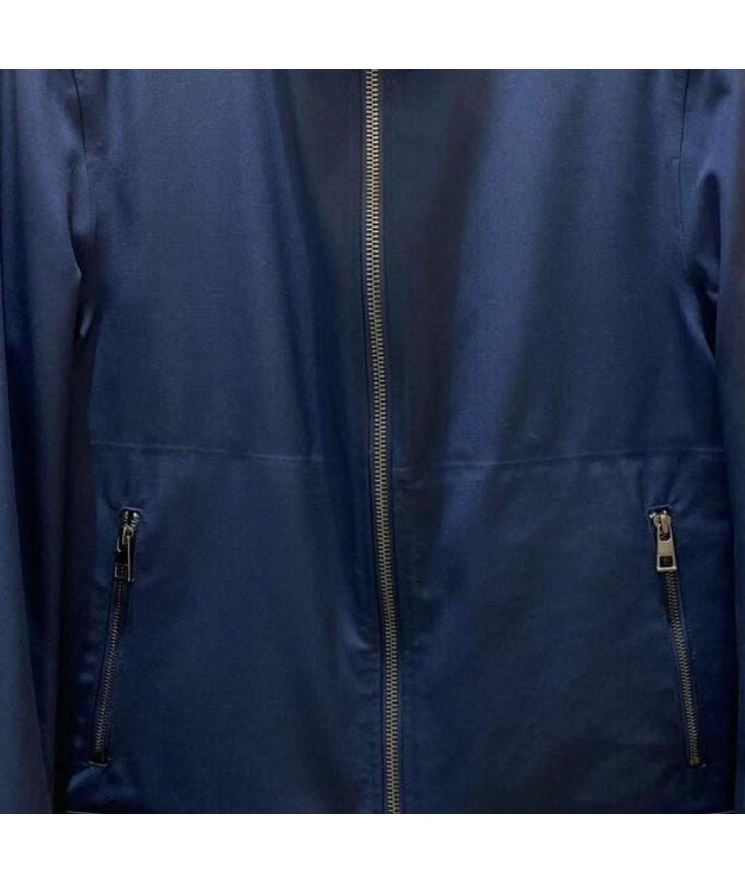 MICHAEL KORS Темно-синяя шерстяная куртка, фото 4