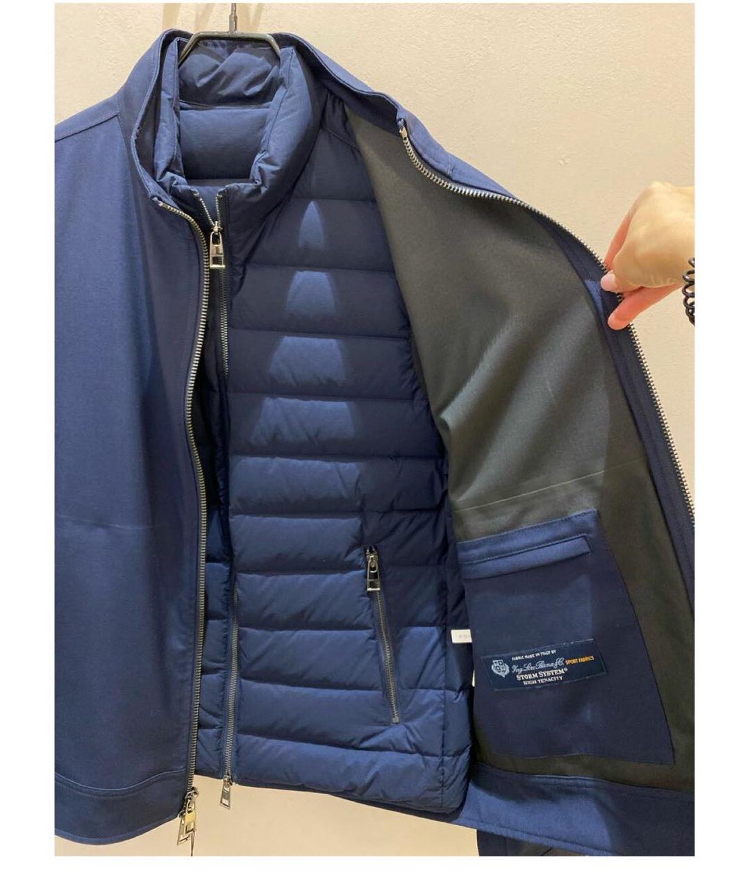 MICHAEL KORS Темно-синяя шерстяная куртка, фото 5