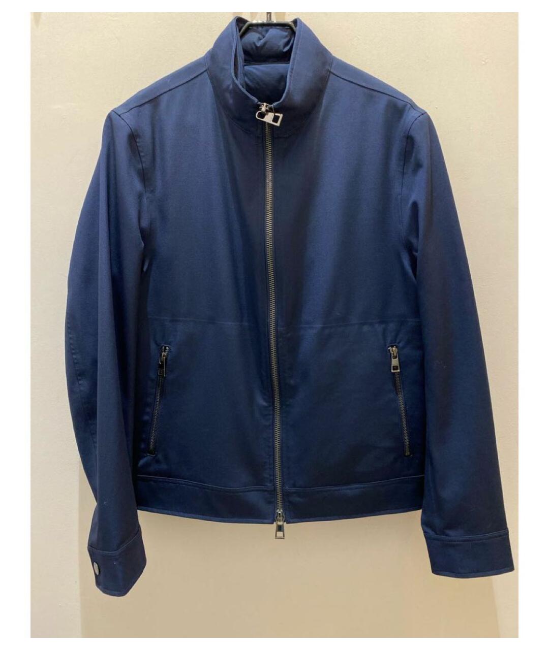 MICHAEL KORS Темно-синяя шерстяная куртка, фото 8