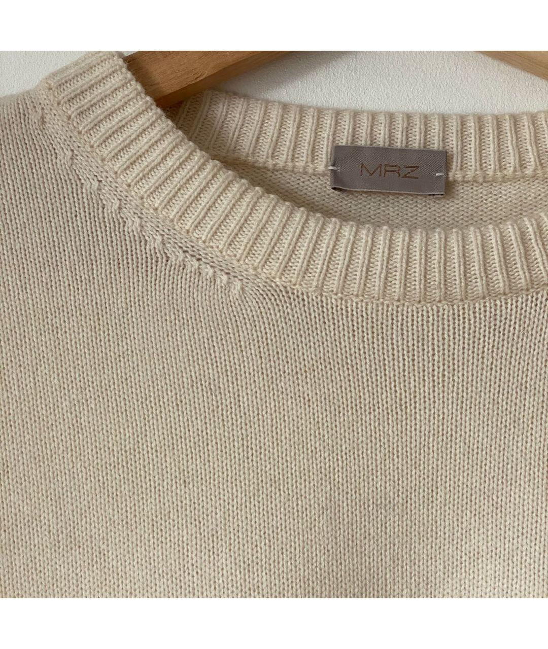 MRZ Белый шерстяной джемпер / свитер, фото 5