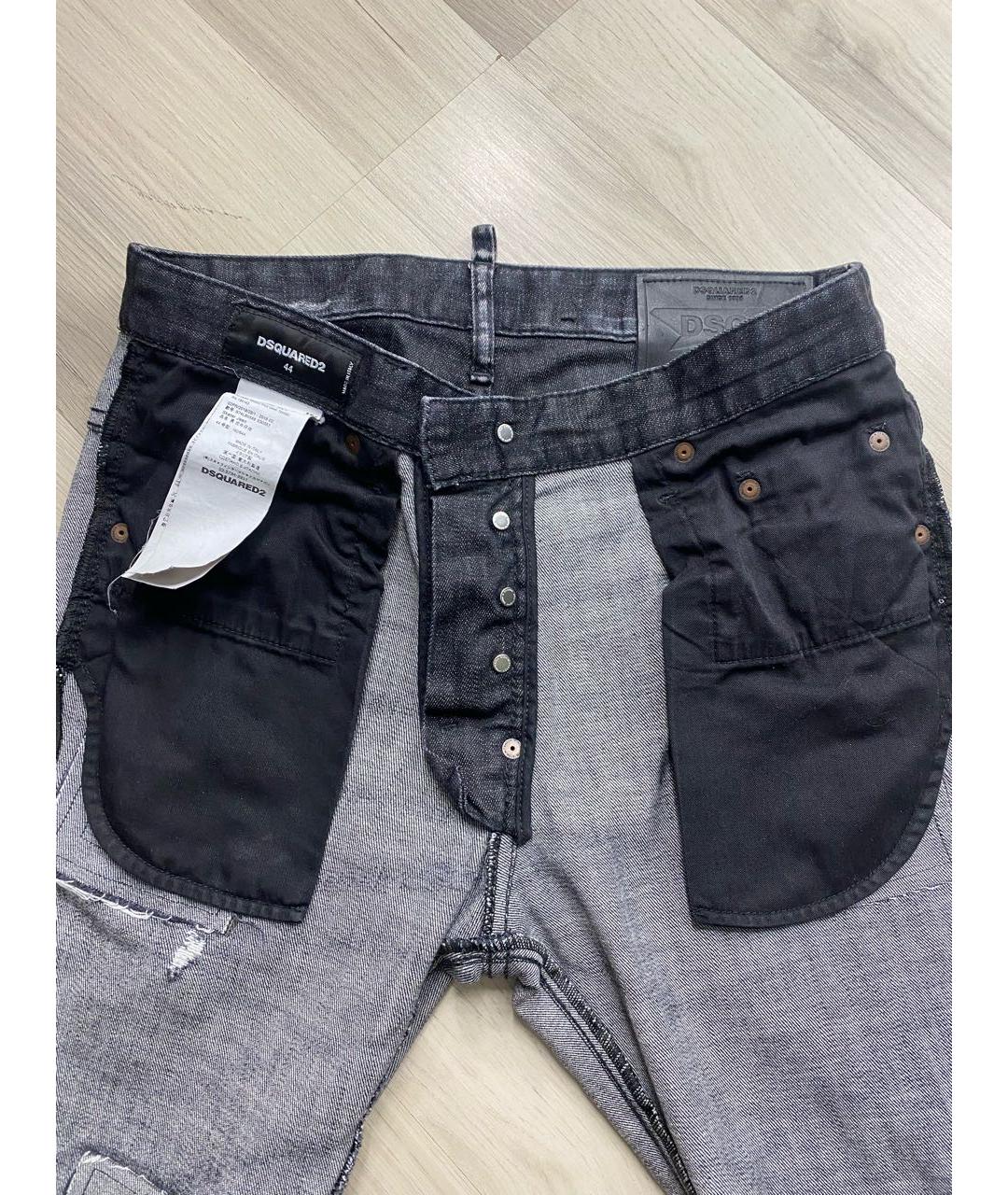 DSQUARED2 Хлопко-эластановые джинсы, фото 3
