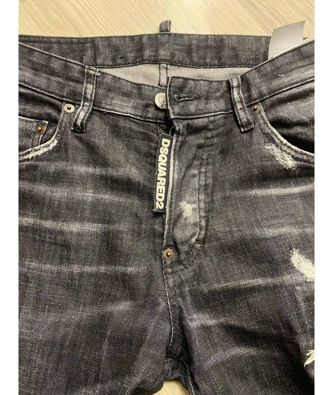 DSQUARED2 Хлопко-эластановые джинсы, фото 4