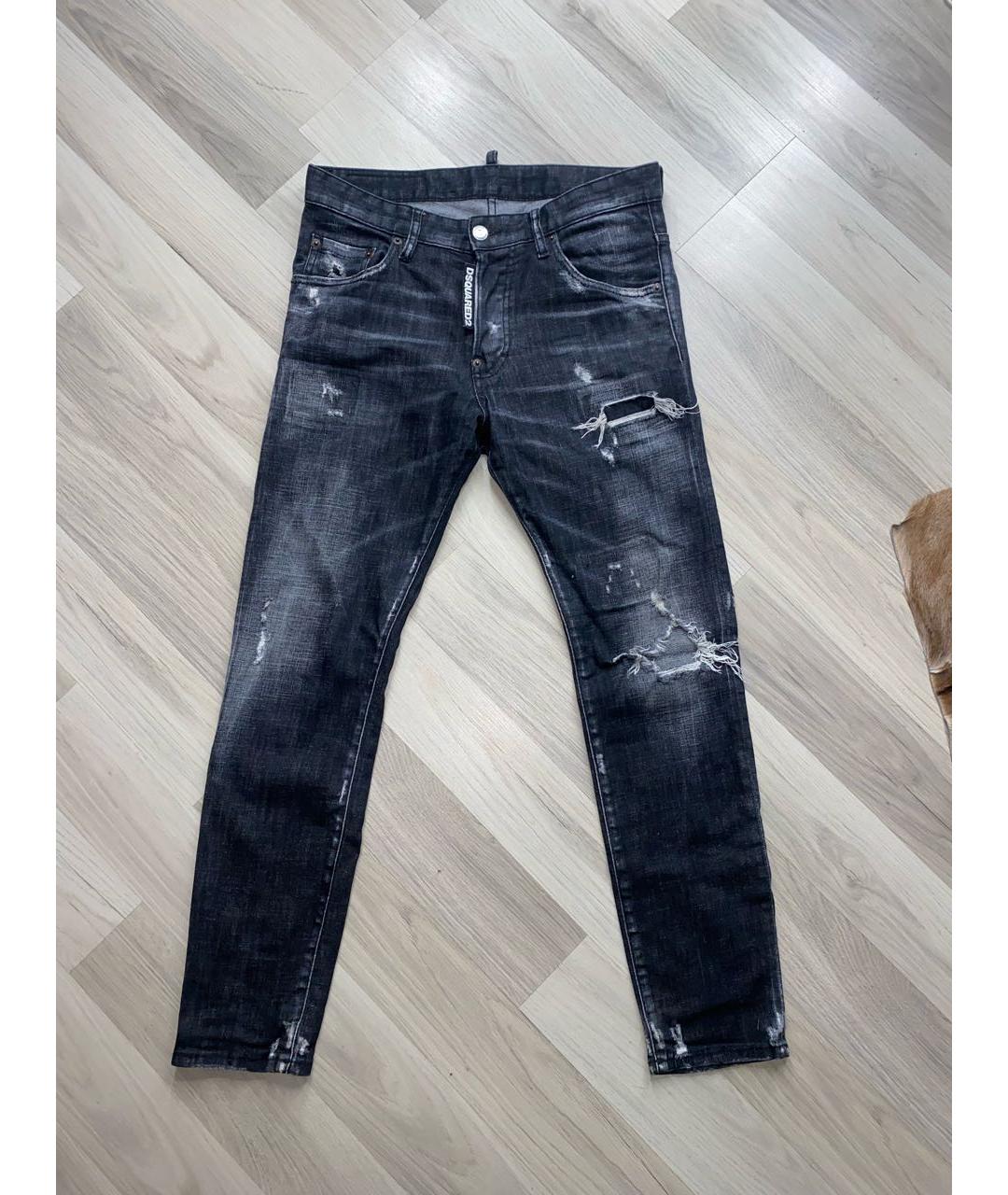 DSQUARED2 Хлопко-эластановые джинсы, фото 7