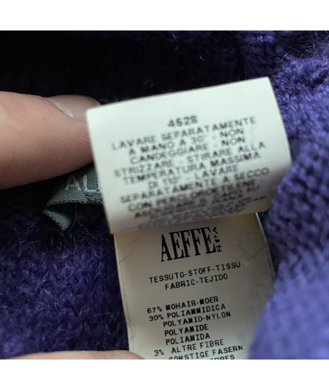 ALBERTA FERRETTI Фиолетовая водолазка, фото 4