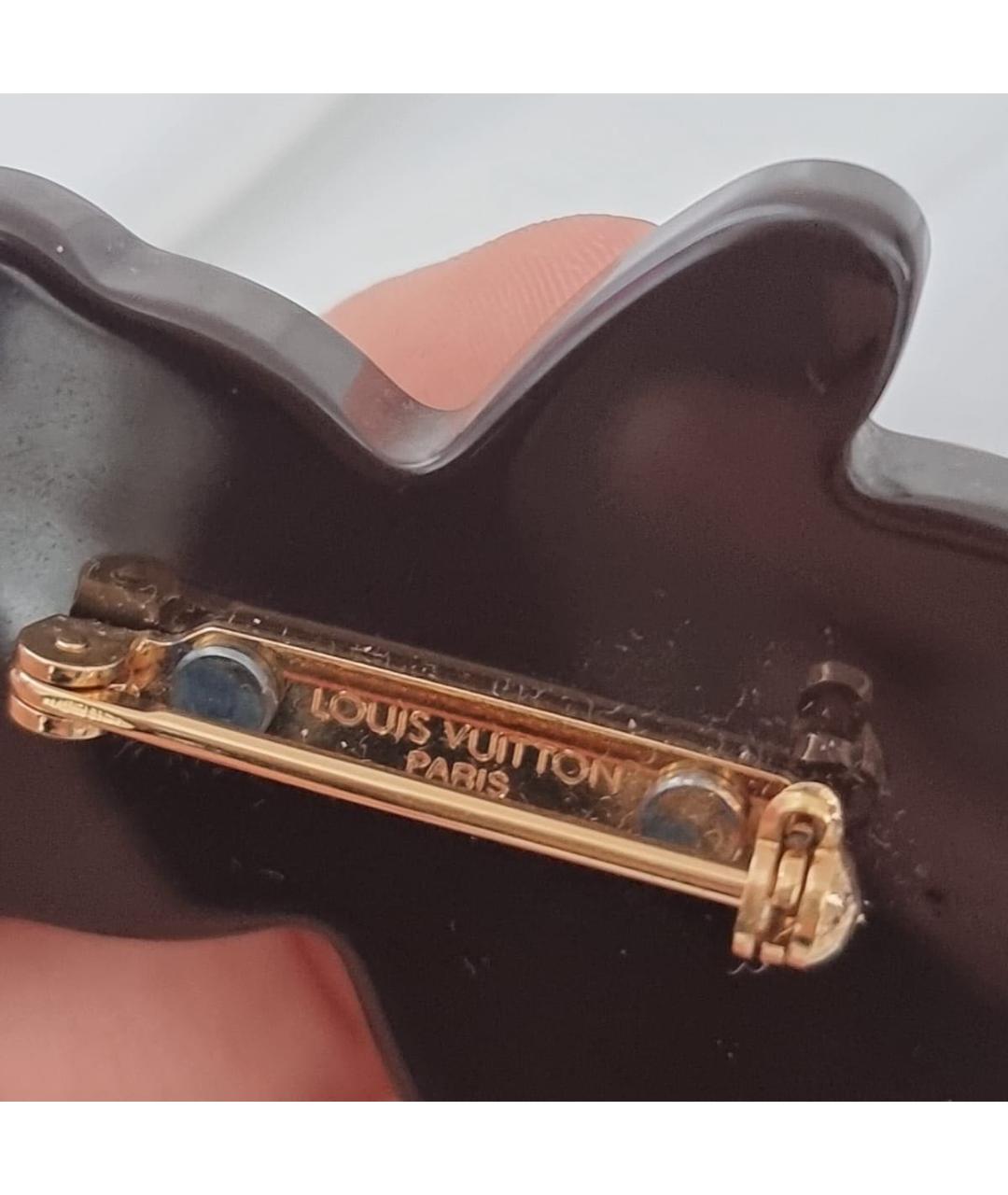 LOUIS VUITTON Коричневая булавка / брошь, фото 4