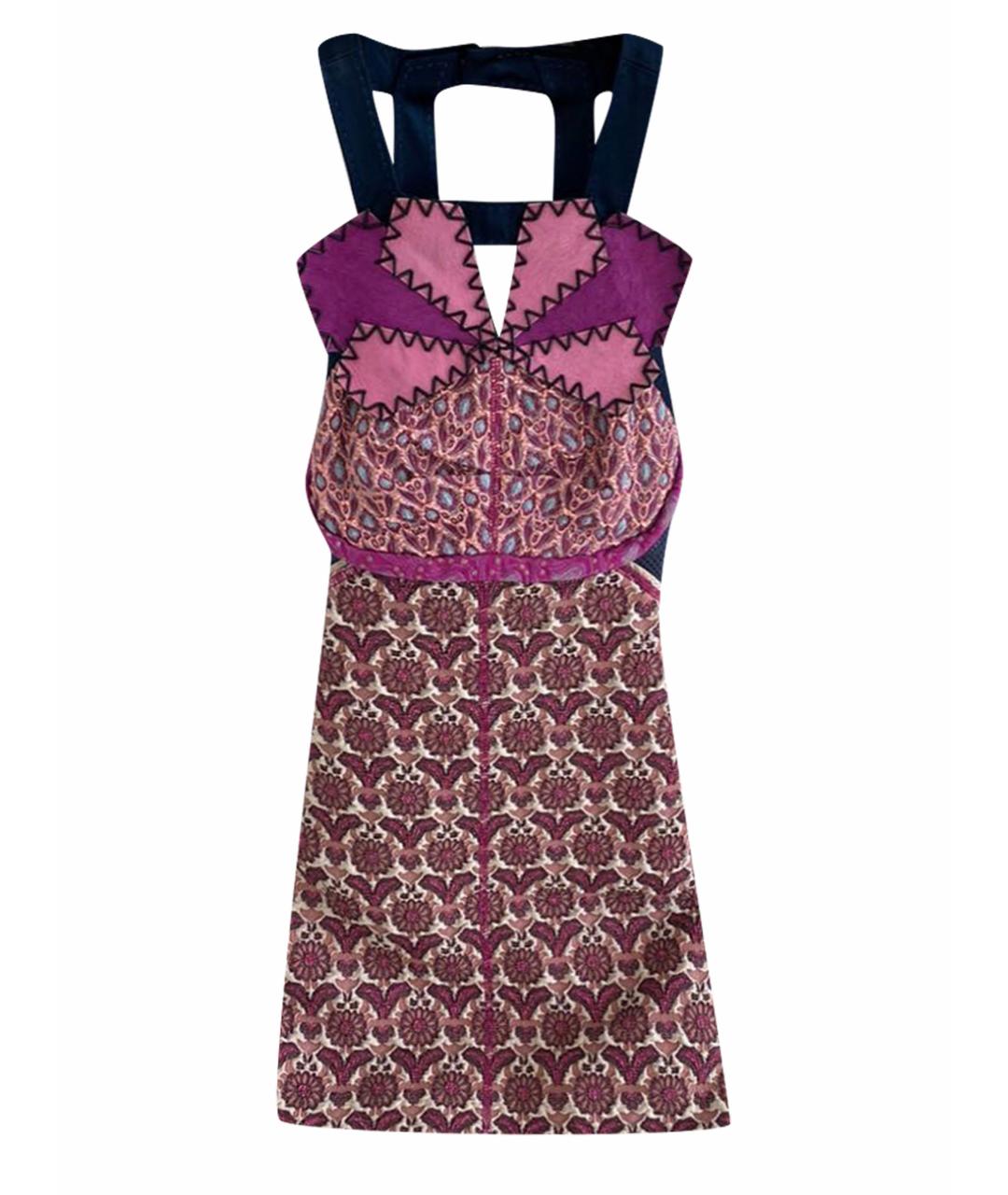 LOUIS VUITTON PRE-OWNED Розовое шелковое вечернее платье, фото 1