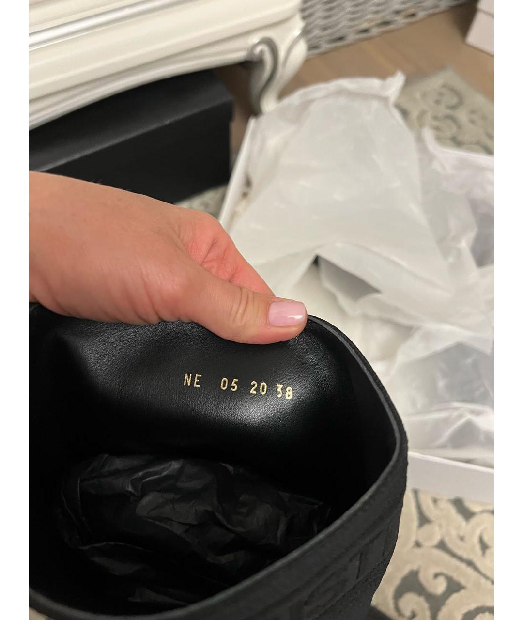 CHRISTIAN DIOR Черные сапоги, фото 4