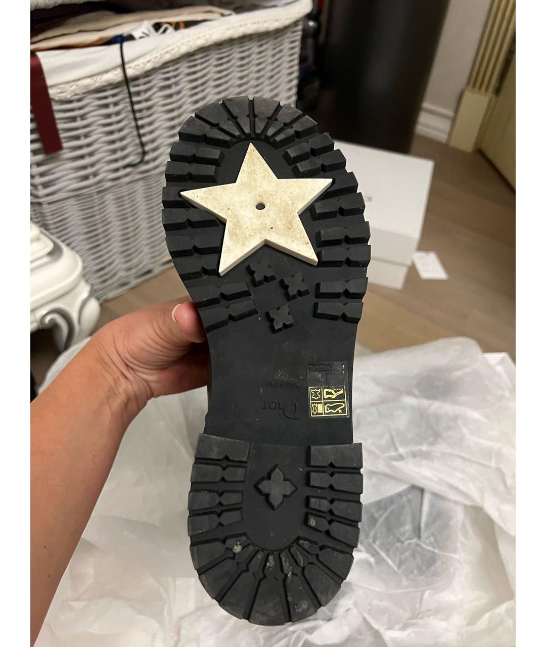 CHRISTIAN DIOR Черные сапоги, фото 5