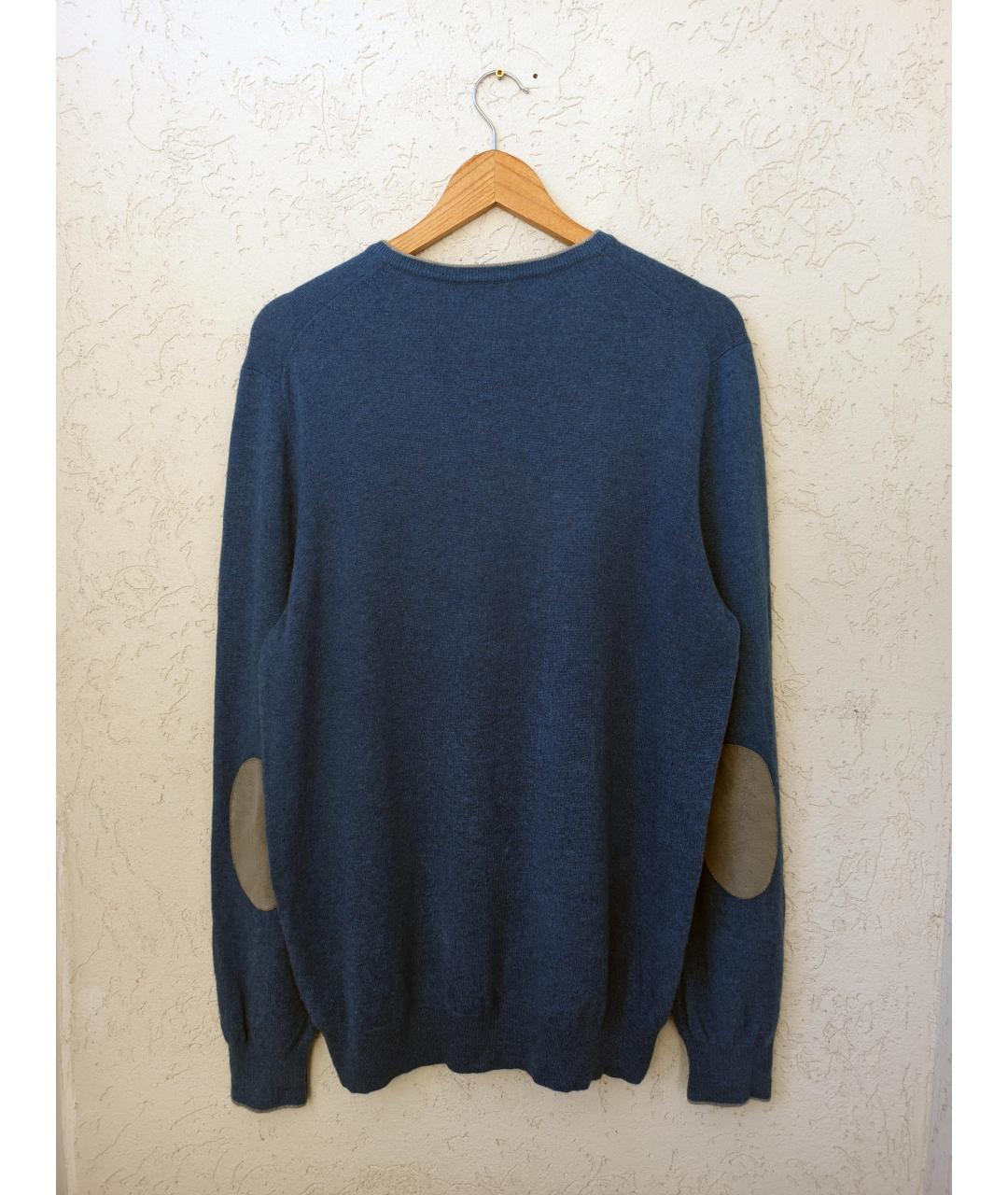 GRAN SASSO Синий шерстяной джемпер / свитер, фото 2