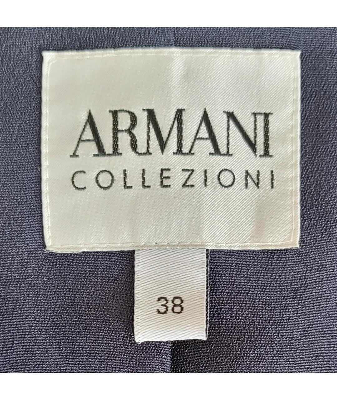 ARMANI COLLEZIONI Мульти полиэстеровый жакет/пиджак, фото 6