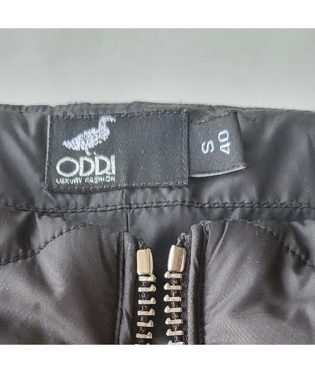 ODRI Черная полиэстеровая юбка миди, фото 5