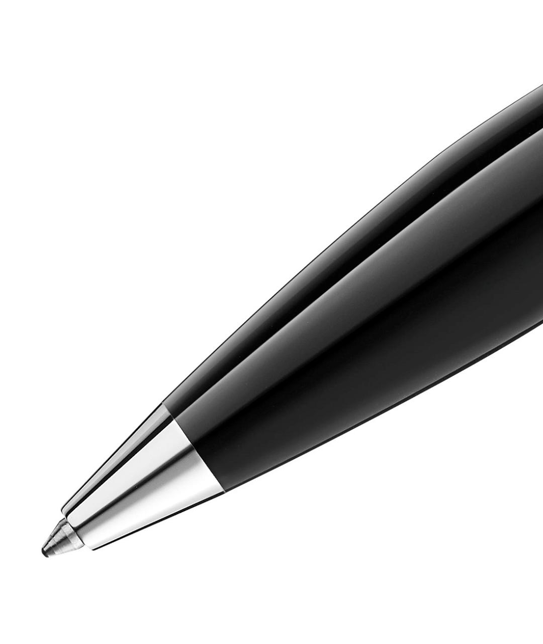 MONTBLANC Черная пластиковая шариковая ручка, фото 3