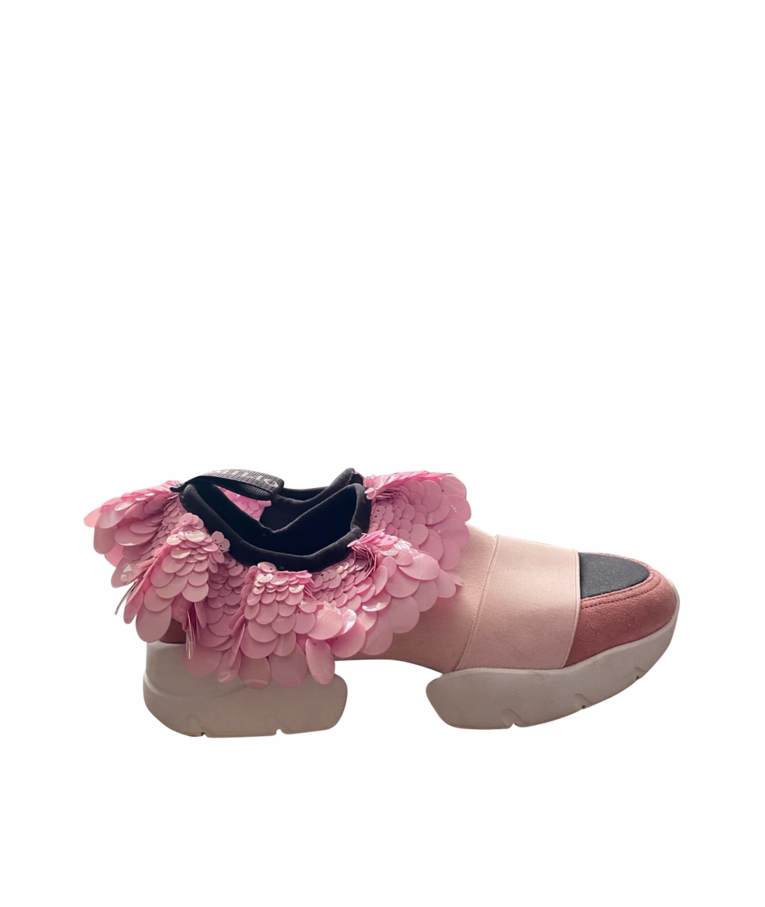 EMILIO PUCCI Розовые неопреновые кроссовки, фото 1