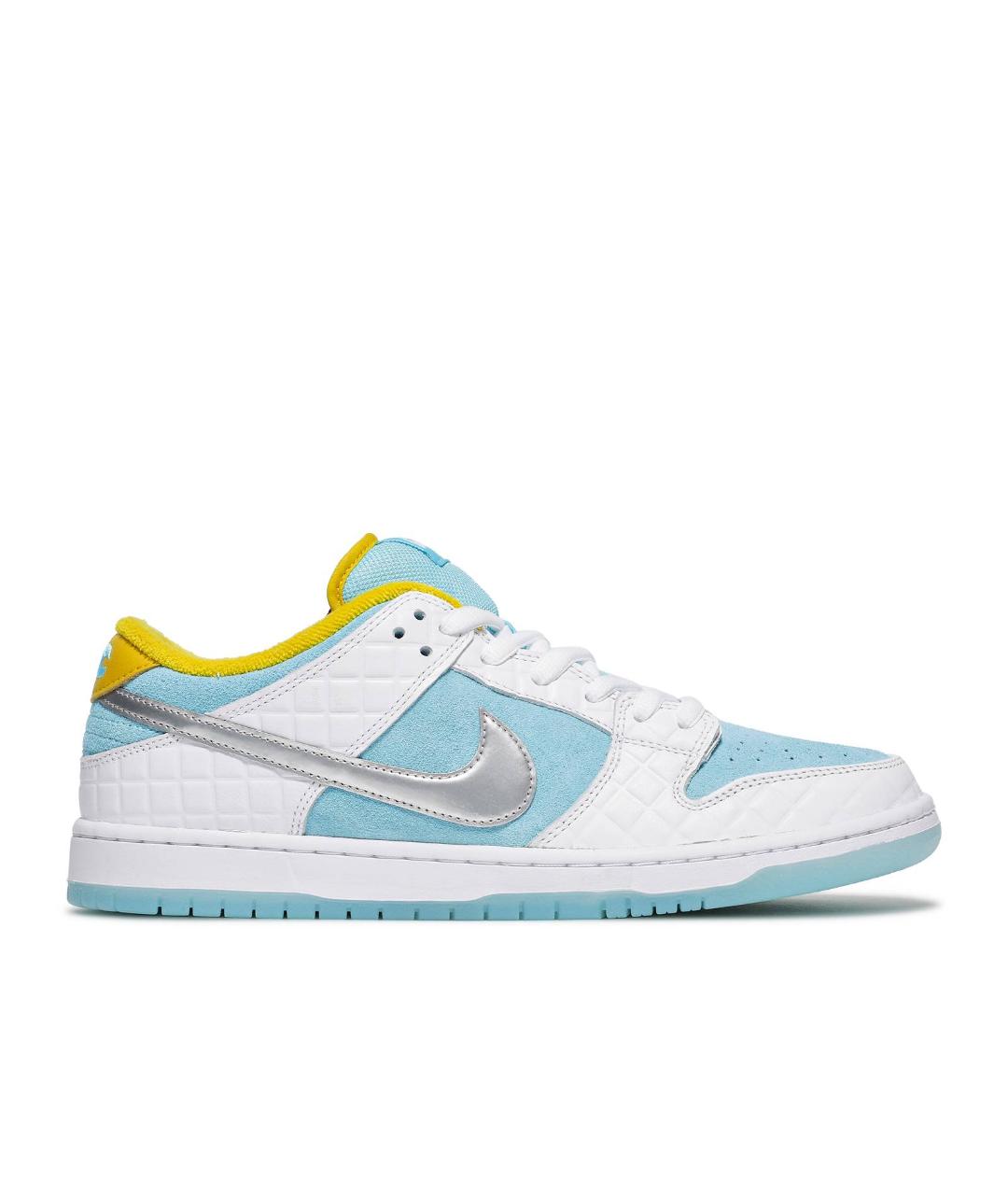 NIKE Голубые кожаные кроссовки, фото 2