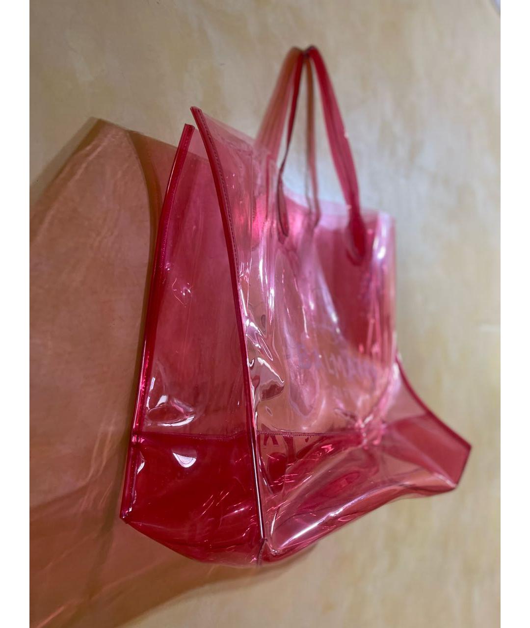 BALMAIN Розовая пляжная сумка, фото 5