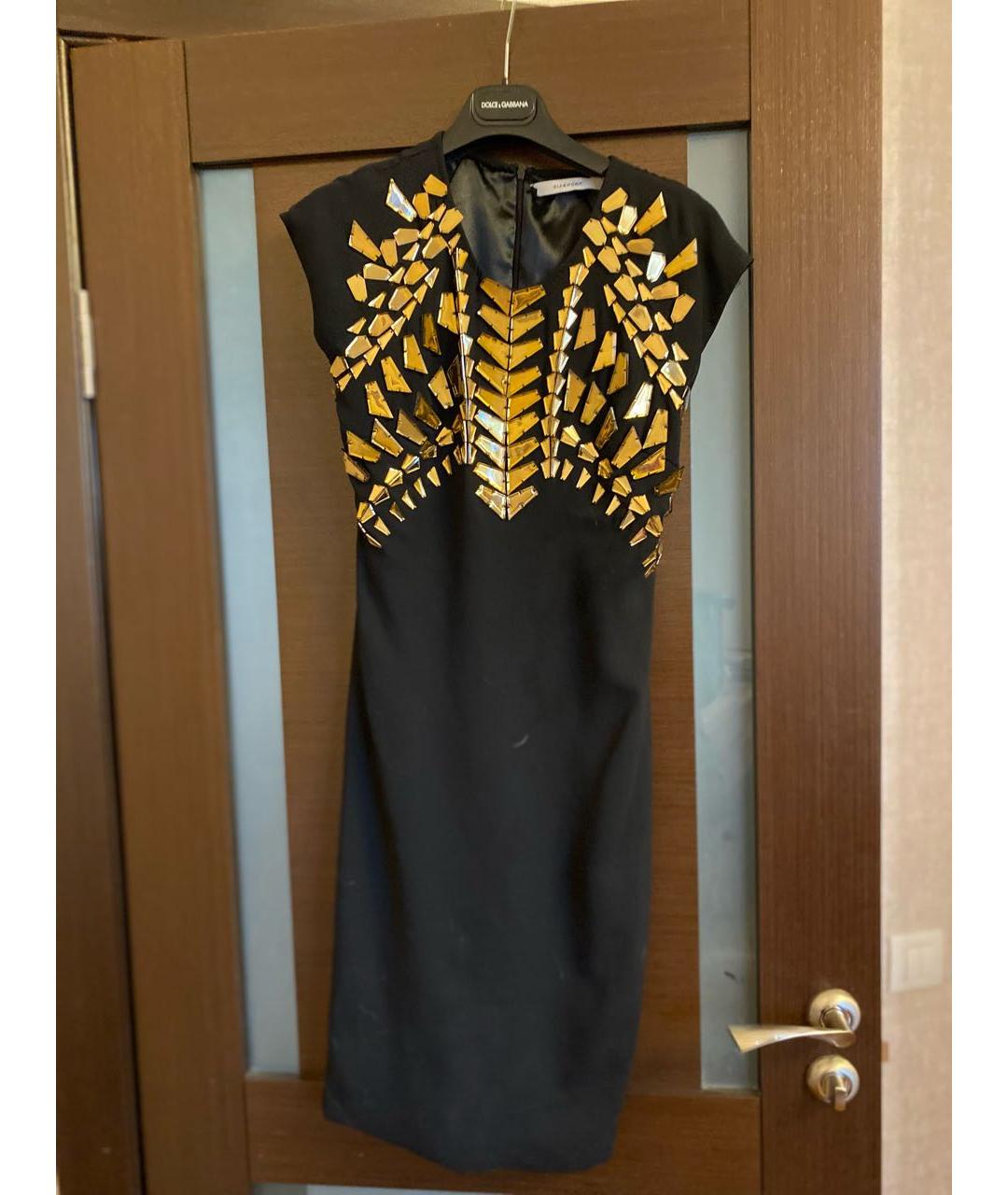 GIVENCHY Черное полиэстеровое коктейльное платье, фото 5