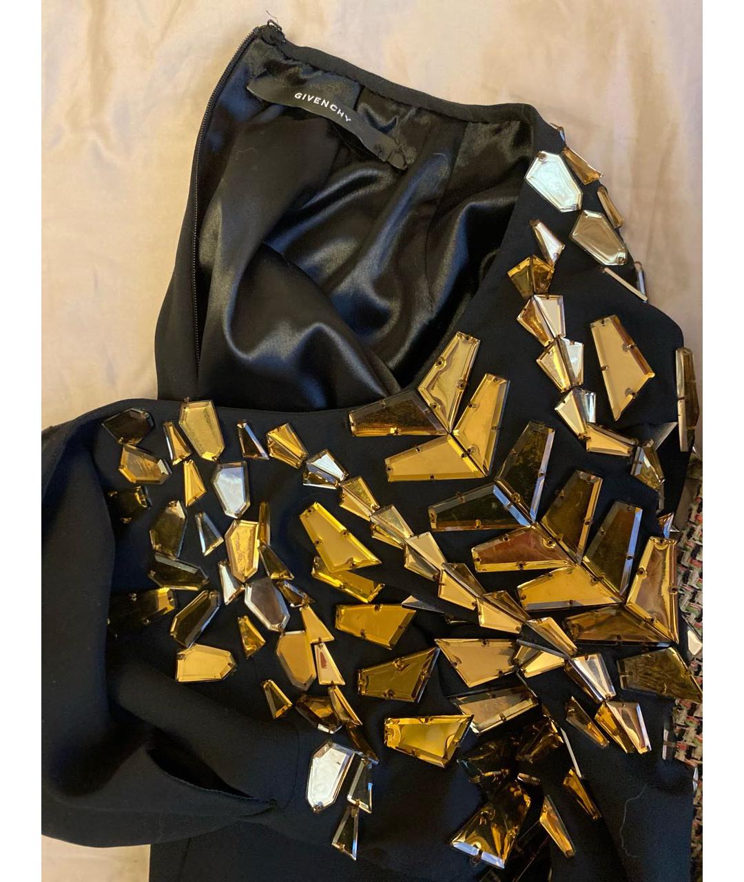 GIVENCHY Черное полиэстеровое коктейльное платье, фото 3