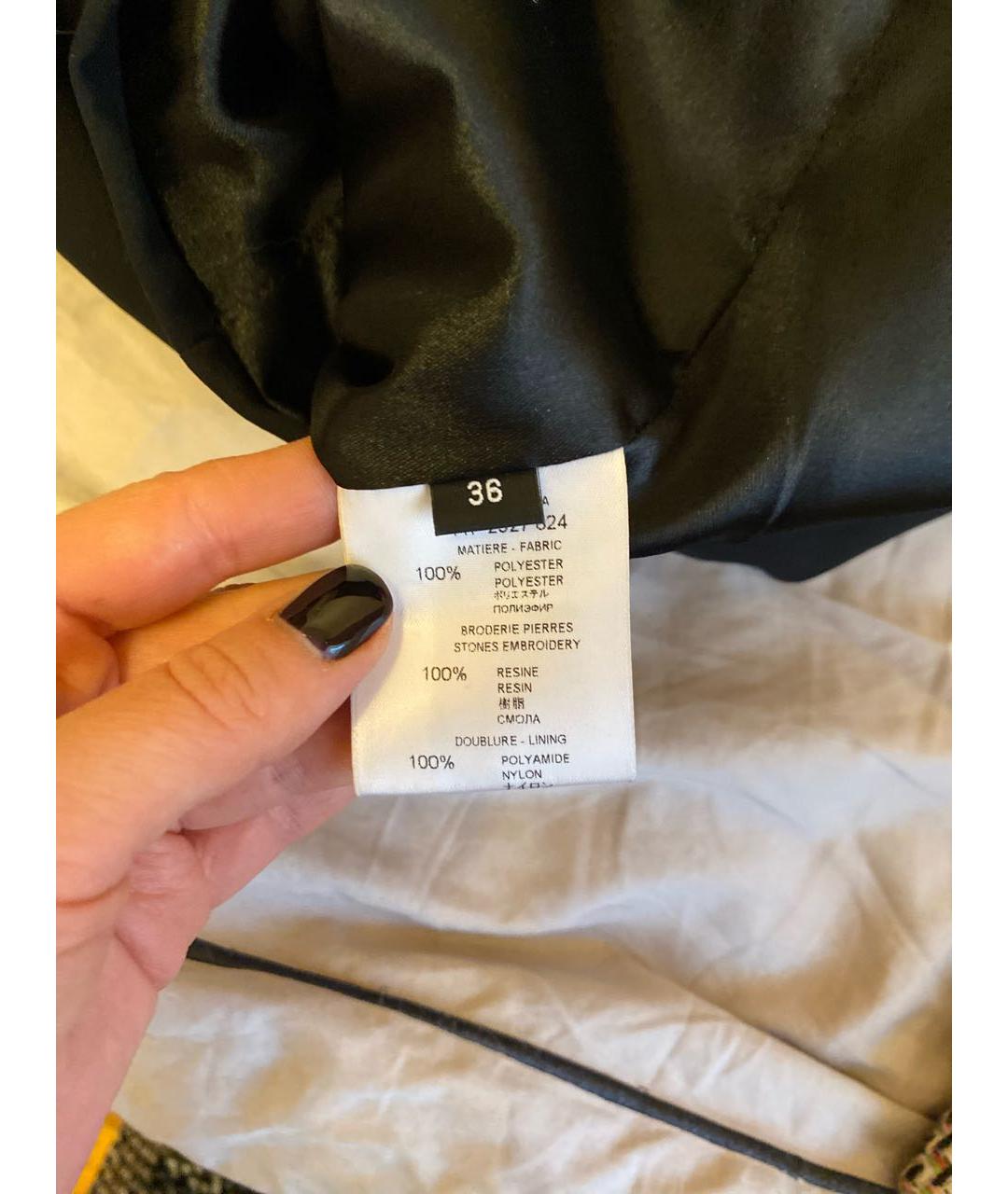 GIVENCHY Черное полиэстеровое коктейльное платье, фото 4