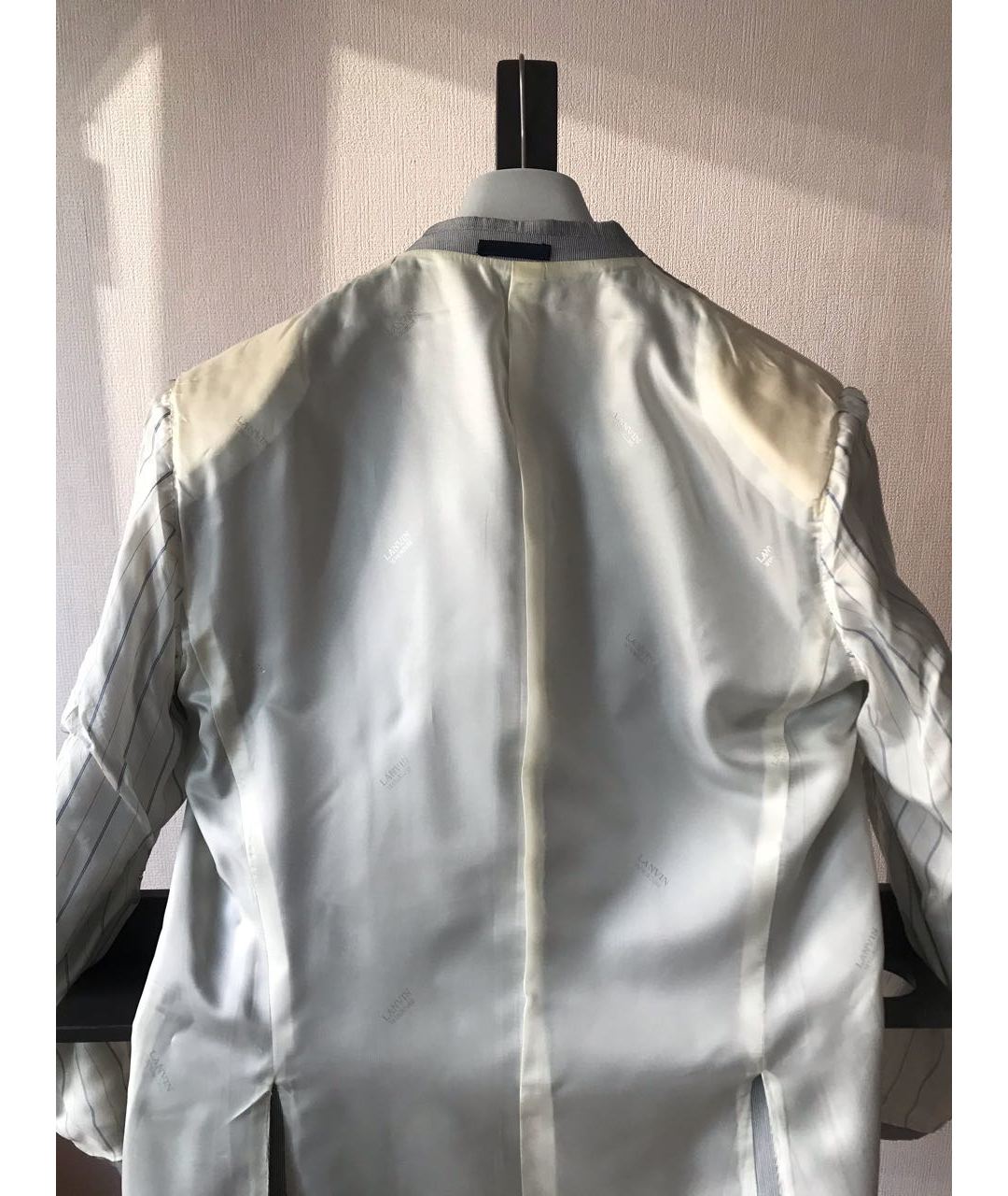 LANVIN Серый шелковый пиджак, фото 3