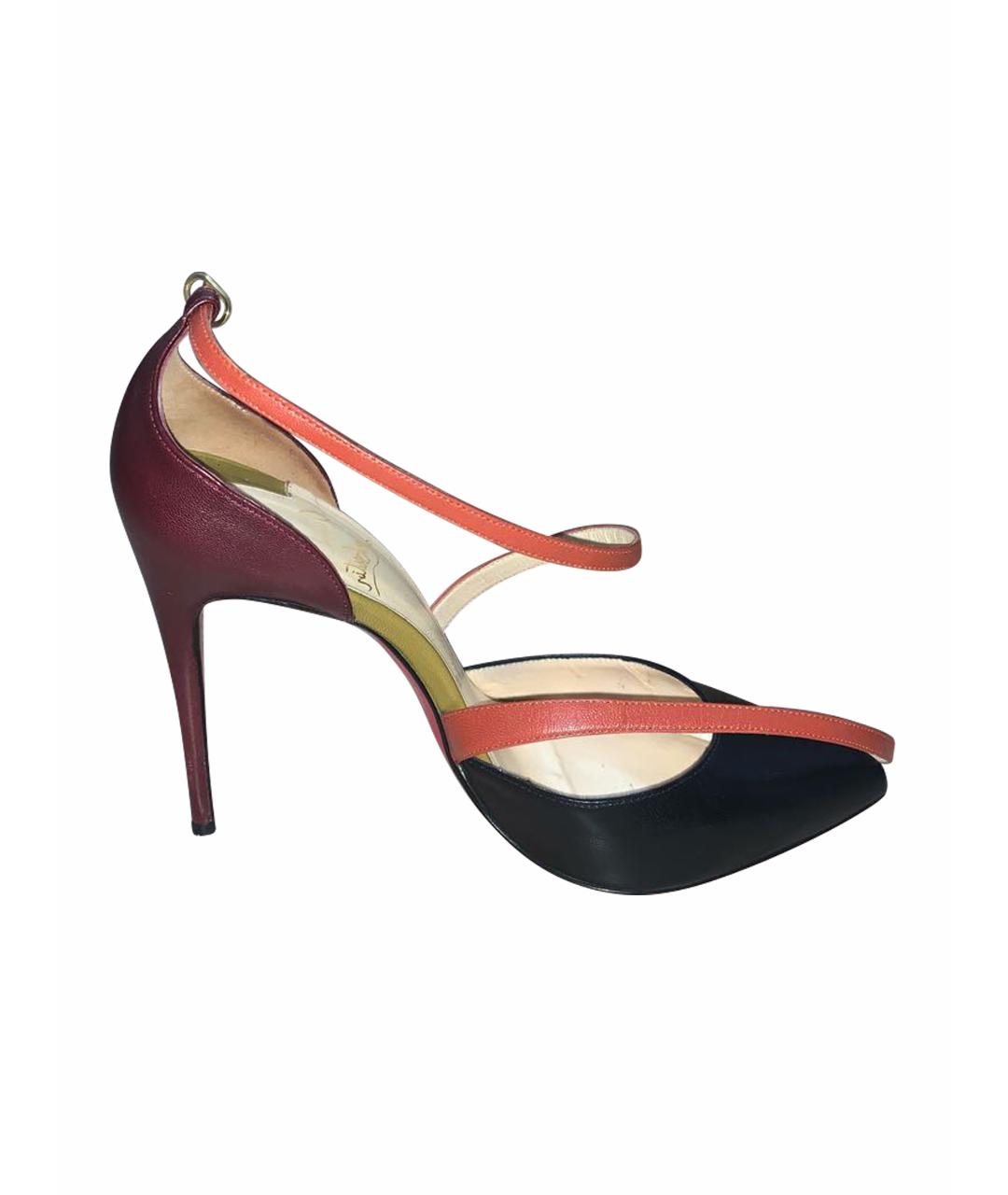 CHRISTIAN LOUBOUTIN Мульти кожаные туфли, фото 1