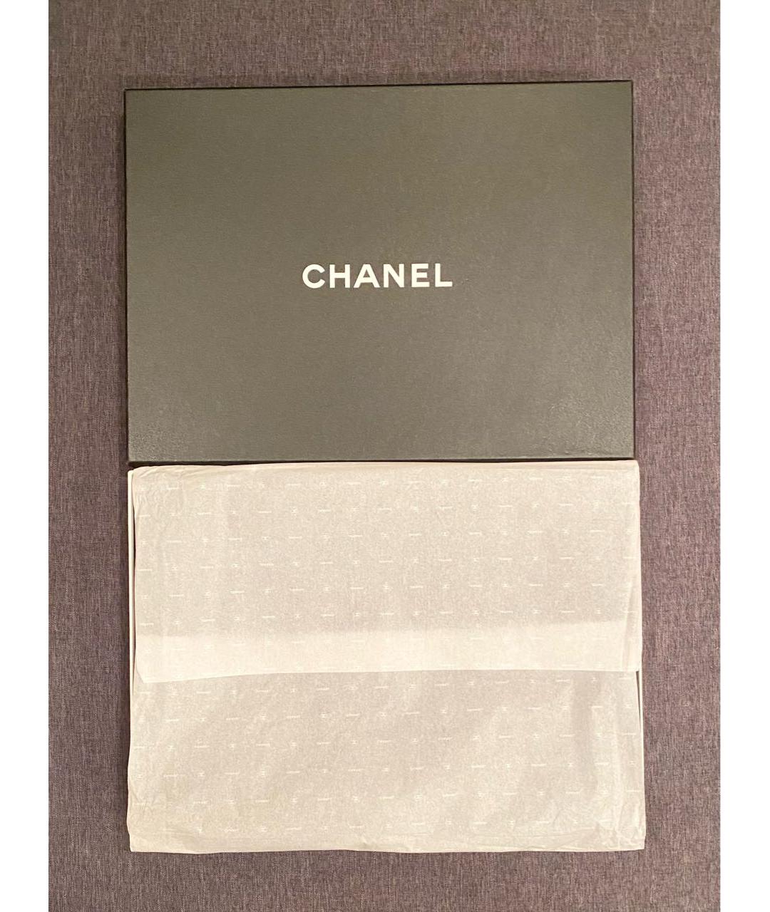 CHANEL PRE-OWNED Велюровое полотенце, фото 3