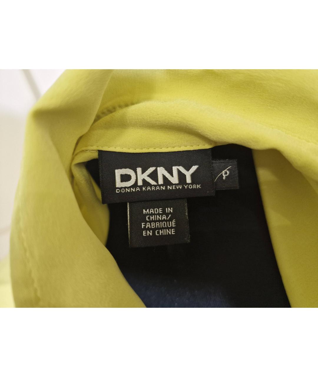 DKNY Желтая рубашка, фото 4