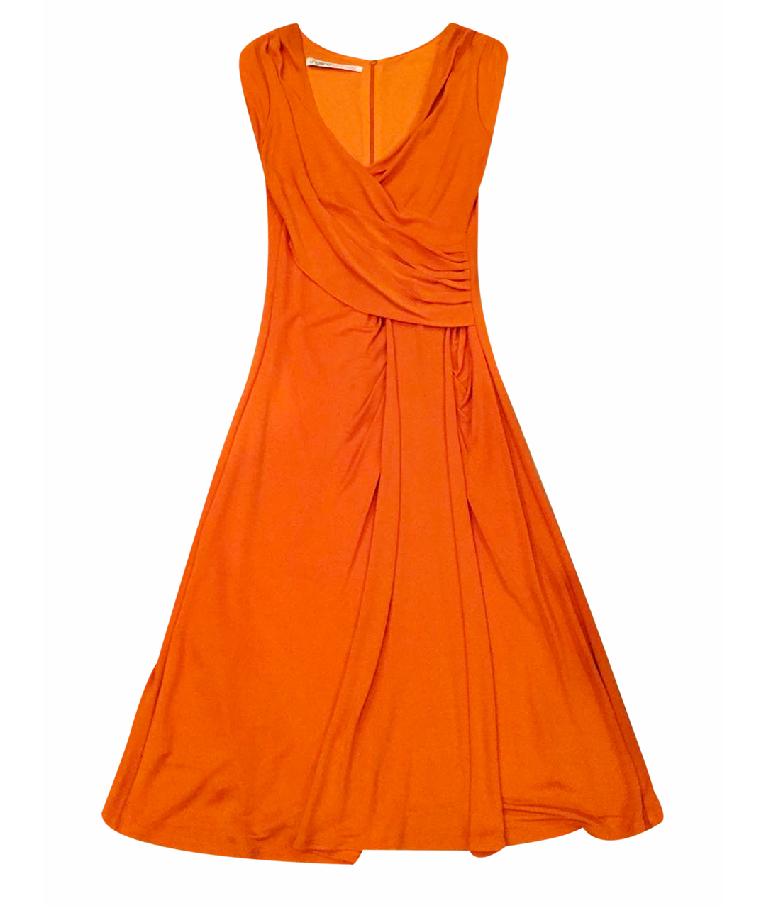 EMANUEL UNGARO Оранжевое вискозное повседневное платье, фото 1