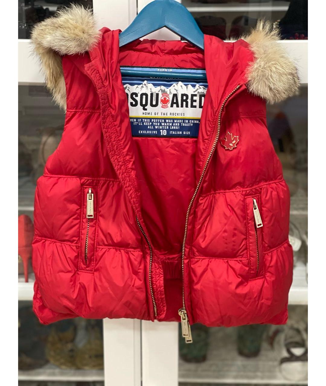 DSQUARED2 KIDS Красный жакет / жилет, фото 3