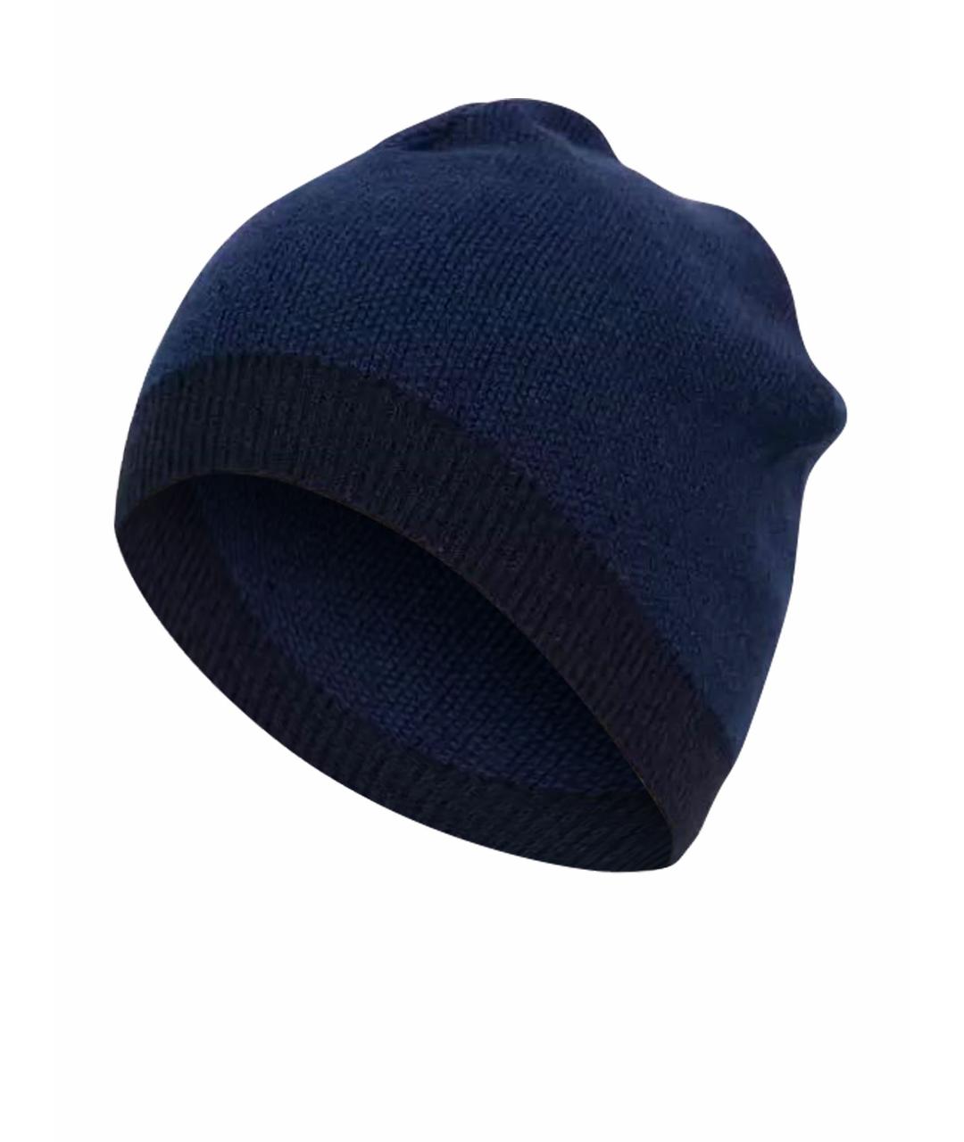 ZILLI Синяя кашемировая шапка, фото 1