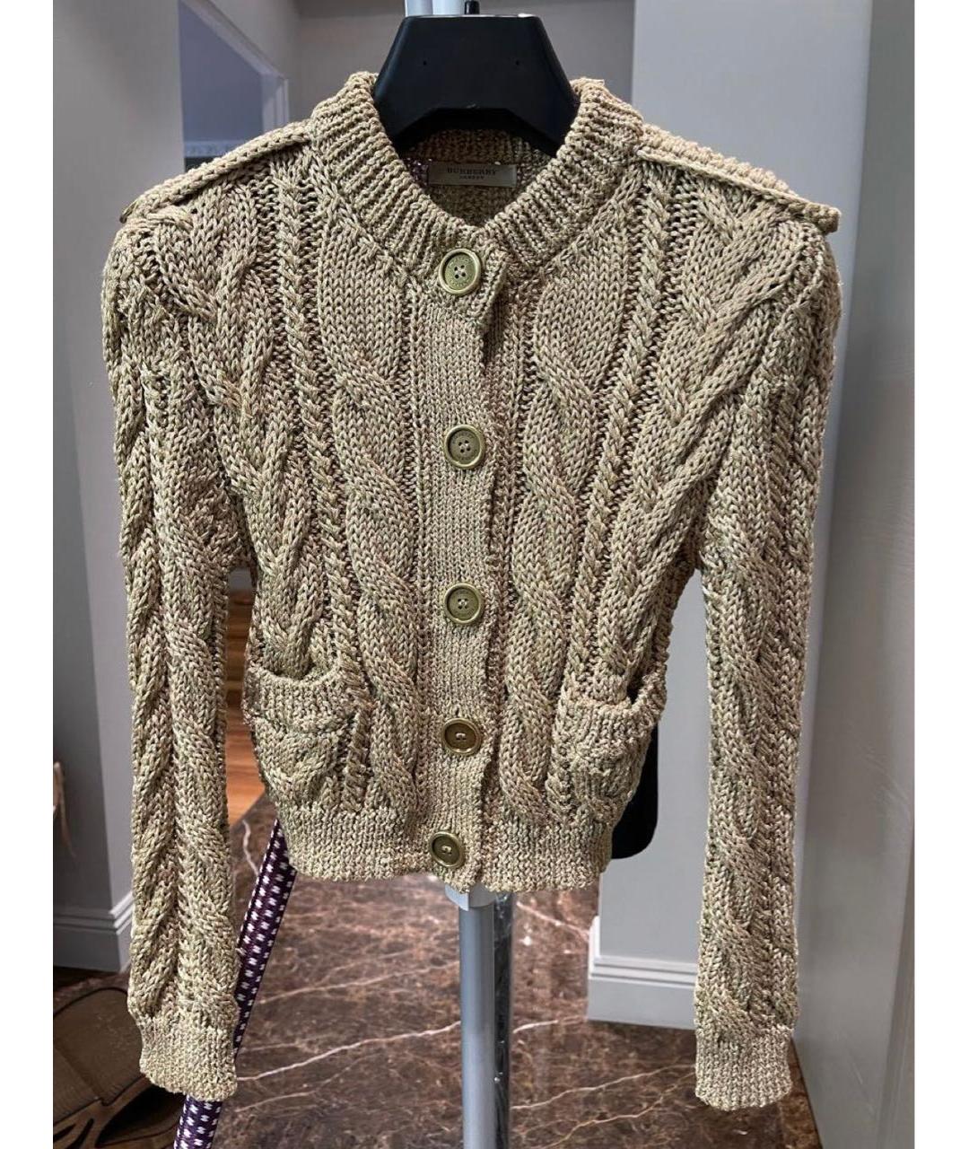 BURBERRY Бежевый кардиган, фото 6