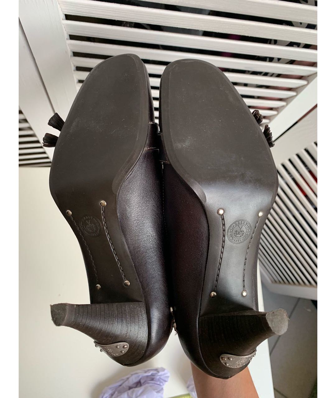 BALLY Коричневые кожаные туфли, фото 4