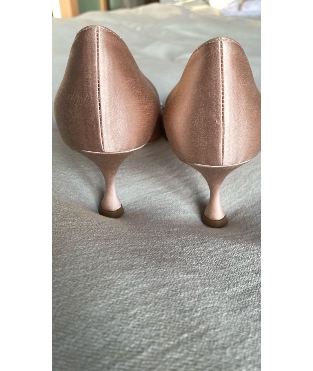 MANOLO BLAHNIK Розовые туфли, фото 4