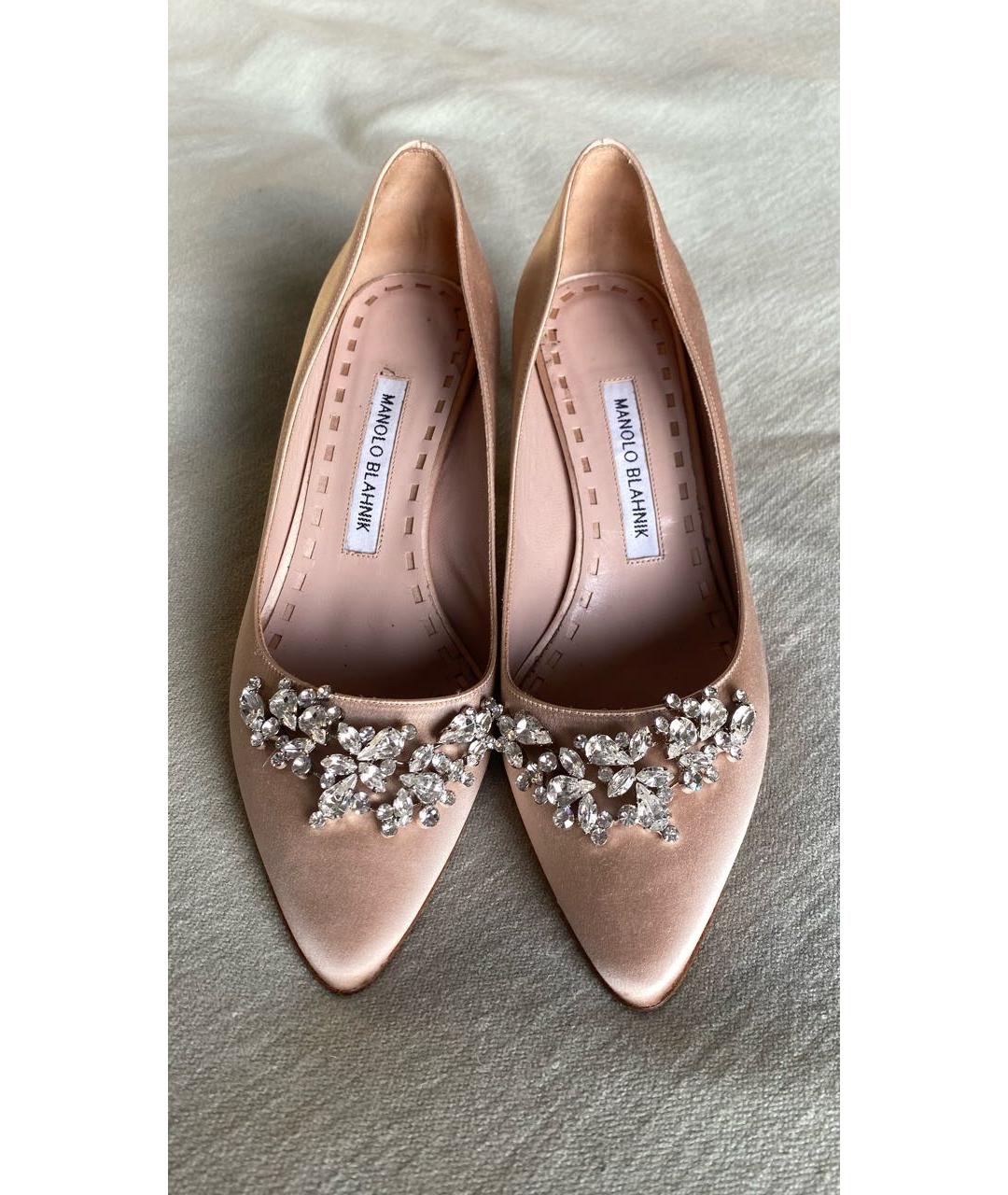 MANOLO BLAHNIK Розовые туфли, фото 2