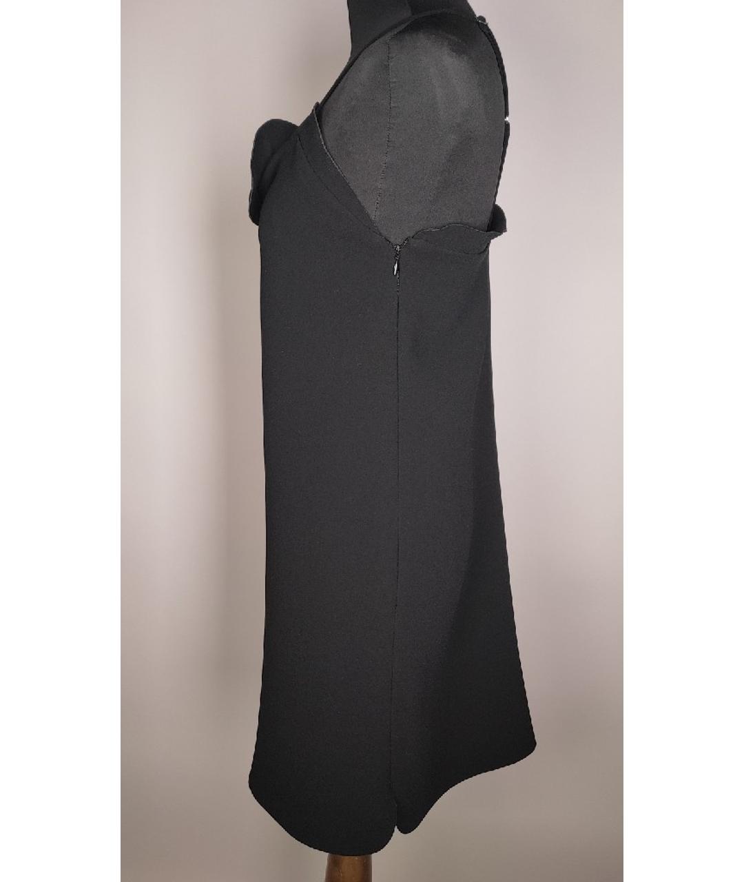 CARVEN Черное полиэстеровое коктейльное платье, фото 2