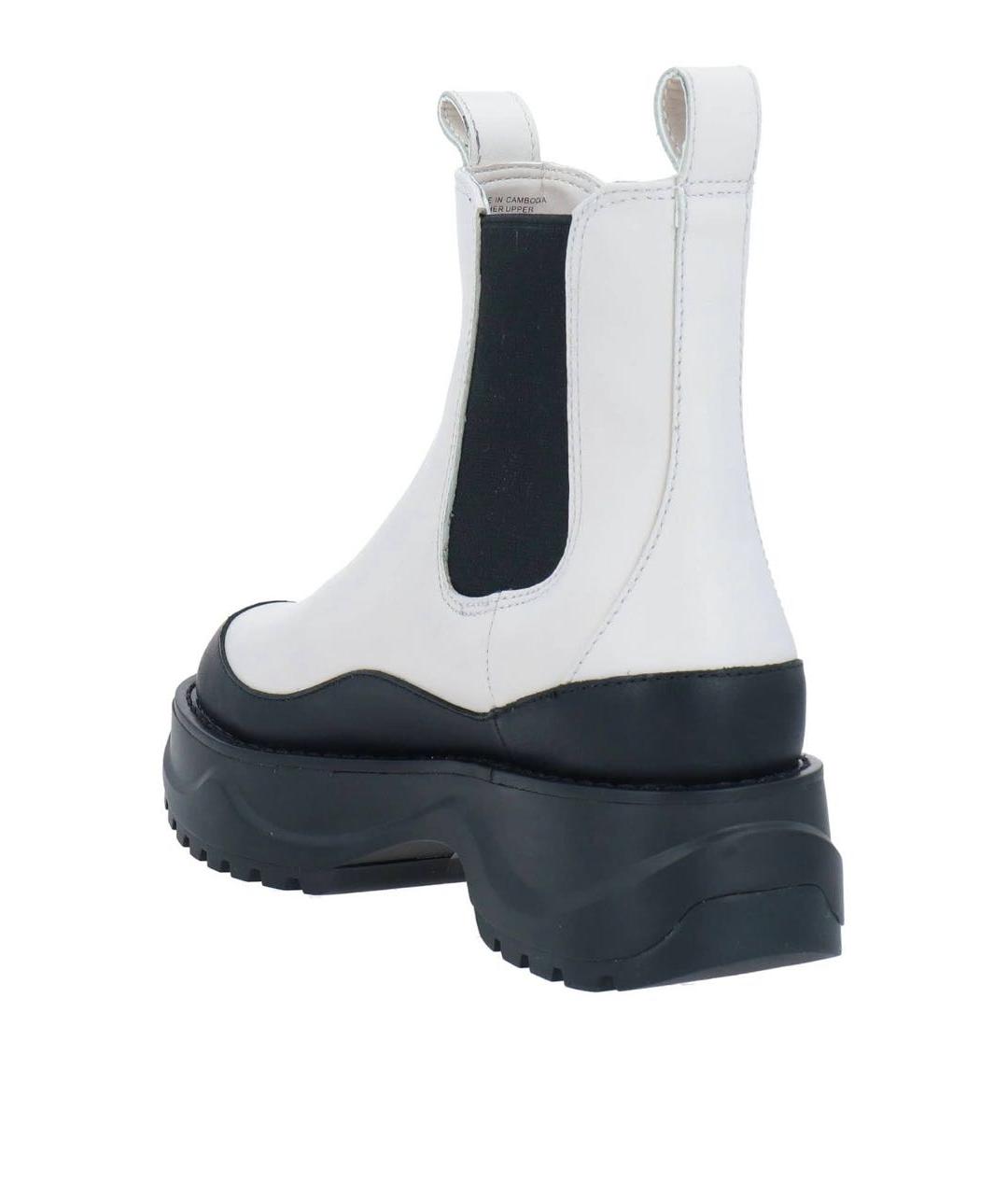 MICHAEL MICHAEL KORS Белые кожаные ботинки, фото 3