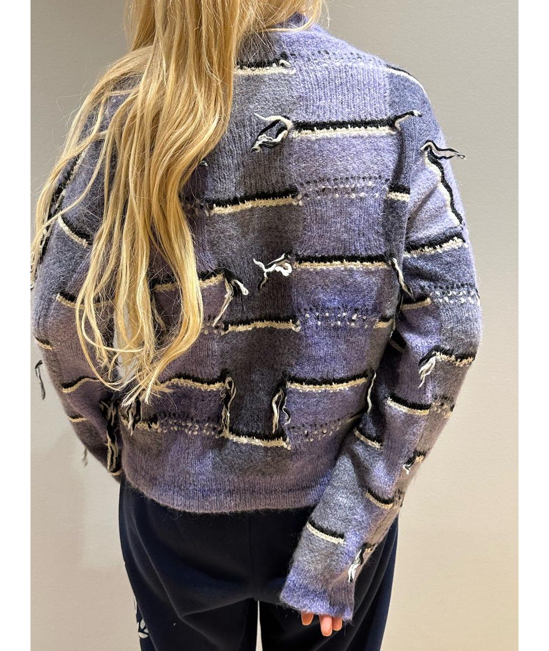 MARNI Фиолетовый шерстяной джемпер / свитер, фото 3