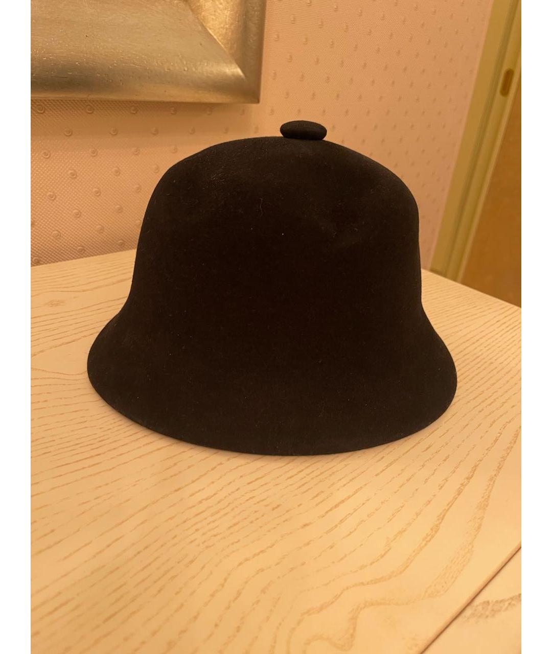 CHRISTIAN DIOR PRE-OWNED Черная шляпа, фото 4