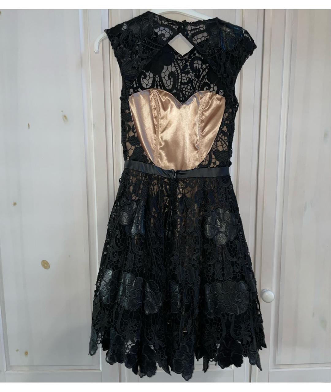 JOVANI Черное полиэстеровое вечернее платье, фото 2