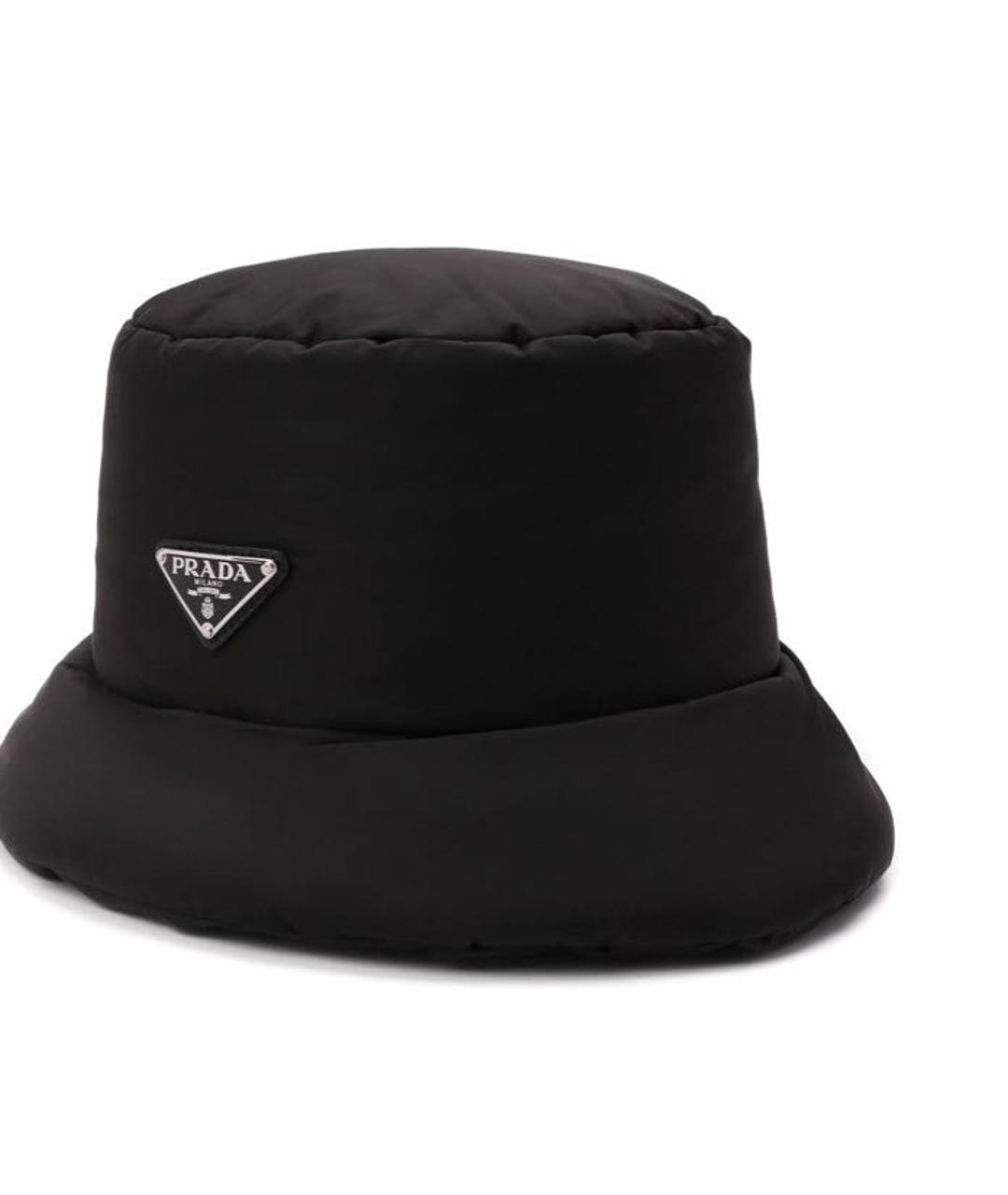 PRADA Черная шапка, фото 1