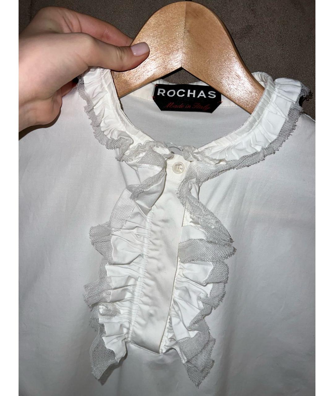 ROCHAS Белая блузы, фото 4