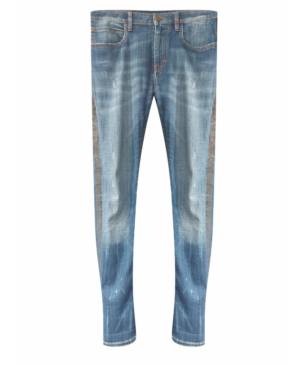 VIVIENNE WESTWOOD Синие хлопковые прямые джинсы, фото 1