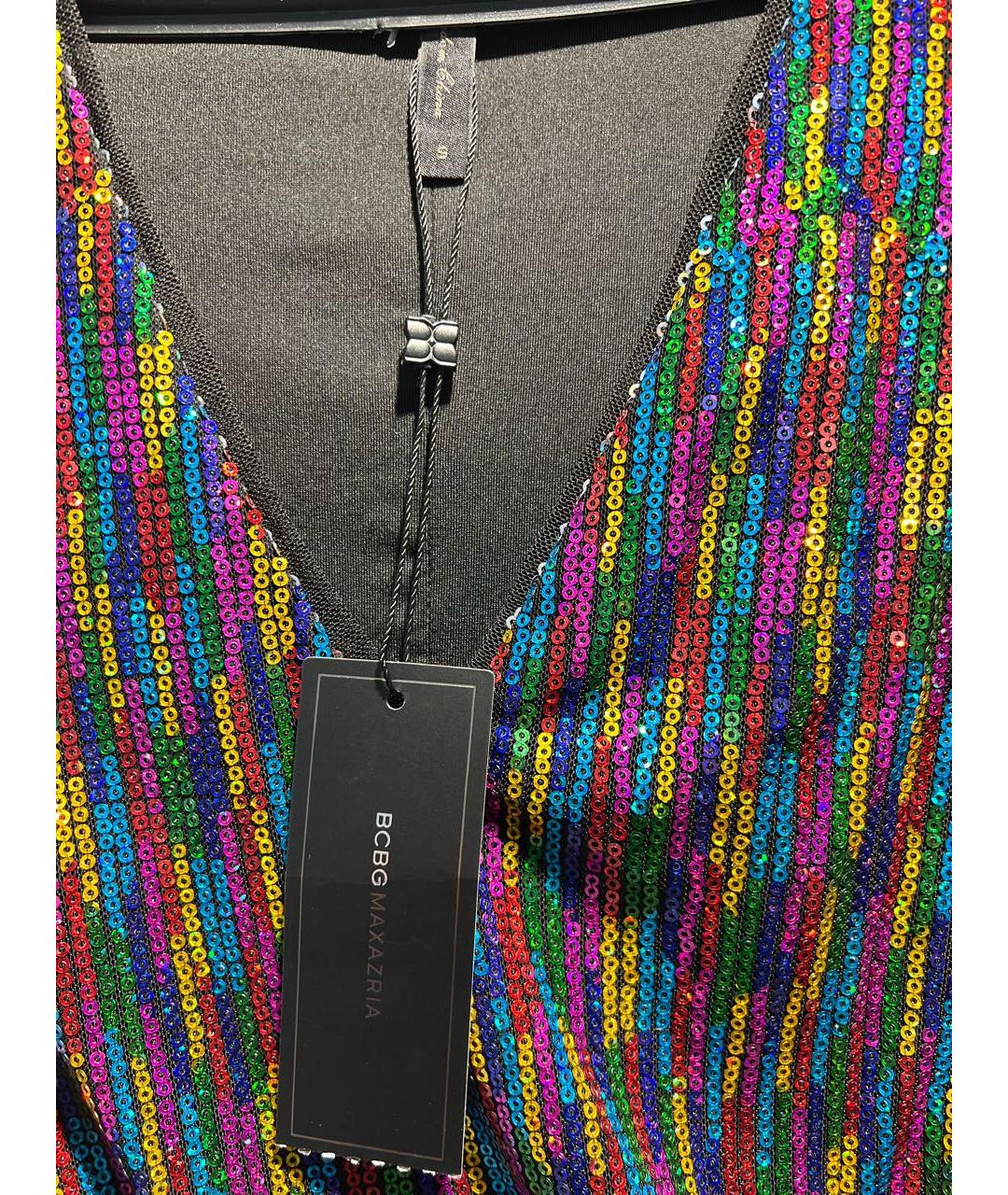 BCBG MAXAZRIA Мульти полиэстеровое вечернее платье, фото 3